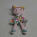 OUOZZZ Soft Baby Doll for Girls - First Baby Doll Easter Gifts Bunny Plush for Kids Easter Toys Decorations Basket Stuffers for Toddlers Infants 13" (A-abby01 Rabbit)
