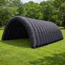 24x10x10FT Inflatable Tent Tunnel with Blower, Large Blow Up Sports Team Run Through Tunnel, Oxford Cloth Inflatable Entrance for Football, Soccer, School Events, Team Spirit, Parties