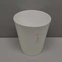 UUJOLY Small Trash Can Wastebasket Garbage Can Container Bins for Bathrooms, Laundry Room, Kitchens, Offices, Kids Rooms, Dorms (White)