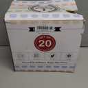 Wheat Straw Dinnerware Sets for 4, Reusable Plastic Dinner Plates, Unbreakable Kids Plates and Bowls Sets 20 PCS, Dishwasher & Microwave Safe Kitchen Camping Dorm Dish Sets- Blue