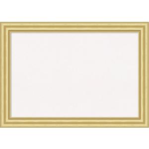 Amanti Art White Cork Board for Wall, 29x41 Vision Board with Gold Frame, Large Corkboard Office Decor for Home Organization, Traditional Corkboard Pinboard to Display Items for Home Organization