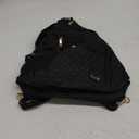 Sucipi Women's Pickleball Backpack - Quilted Crossbody Sling Bag for Tennis & Pickleball Paddle (Medium, Black)