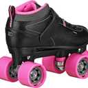 Roller Derby Str Seven Women's Roller Skate, Black/Pink, 8