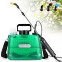 Battery Powered Sprayer, 1.35 Gallon Electric Sprayers in Lawn and Garden Sprayer Pump Outdoor Battery Operated for Lawn & Garden