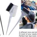 PERFEHAIR Hair Dye Brush Set -4 Pack, Hair Color Applicator Balayage Highlight Tint Brushes Comb Kit