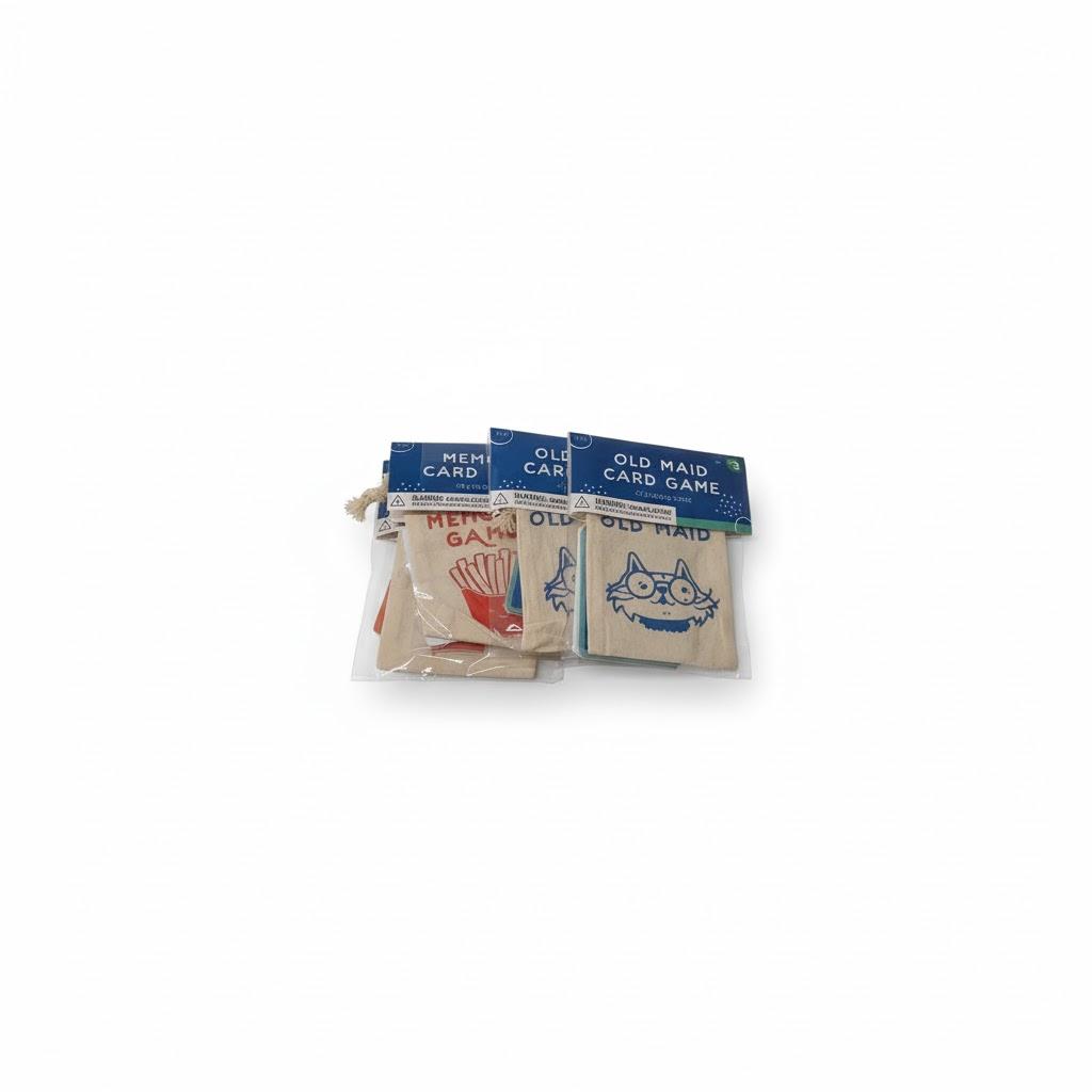 OLD MAID CARD GAME 24-25 Playing Cards, 4 Pack