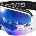 suoso Kids Ski Goggle, kids Snowboard Goggles for Boys and Girls Youth Teens Age 5-14