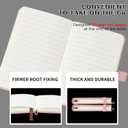 Animusphere 2Pack Pocket Notebook Small Notebook Journal Notebook 4 inches x 5.7 inches 200 Pages Leather Cover With Pen Holder Page Marker Ribbons (Rose Gold)