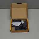 USB C HDMI DP KVM Switch for 1 Desktop+1 Laptop, Dual Monitor KVM Switch 4K@60Hz Support PD with USB C Cable, Wired Controller and Power Adapter