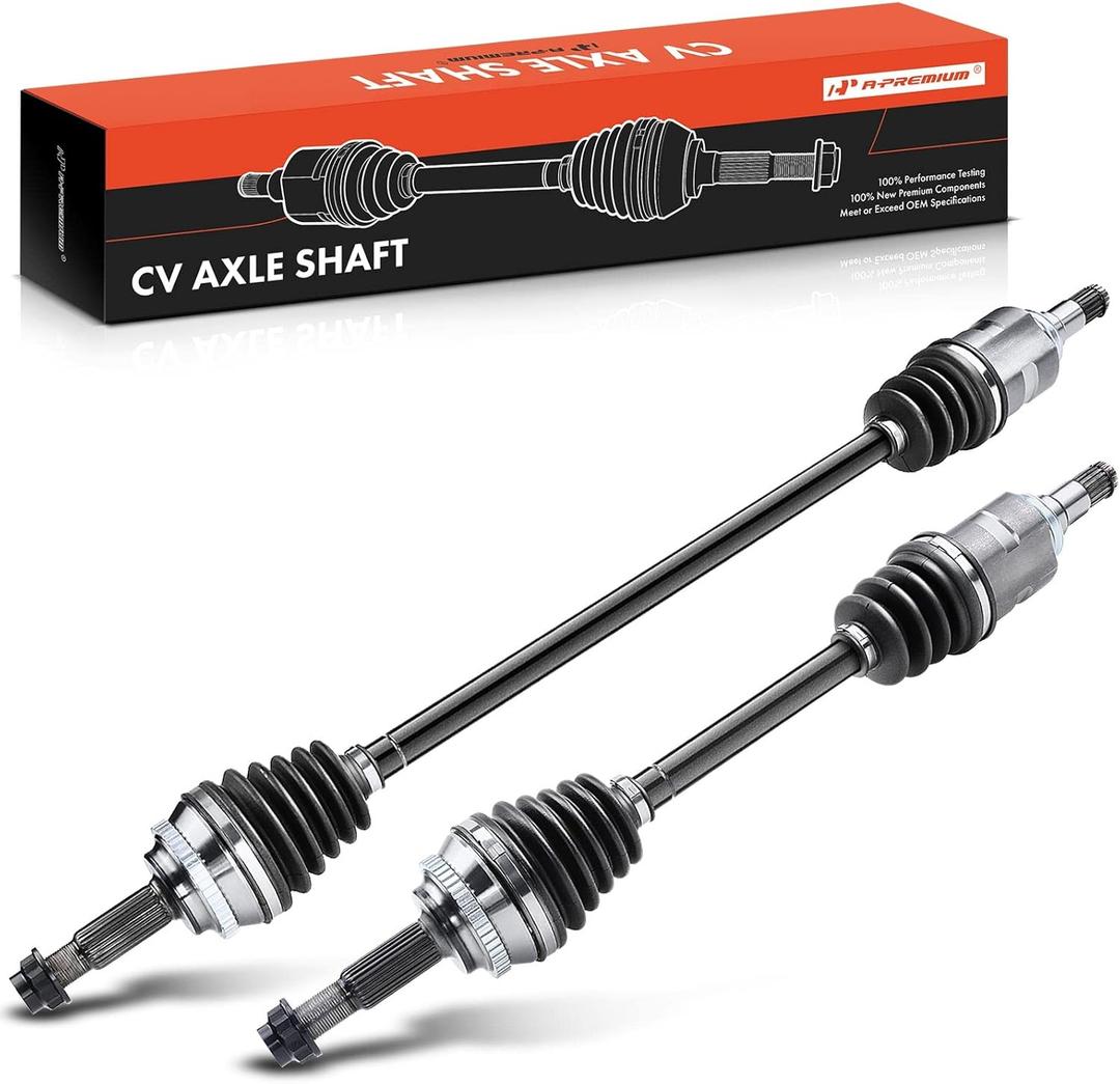 A-Premium Pair (2) Front CV Axle Shaft Assembly Compatible with Toyota Corolla 2009-2018, Matrix 2003-2013 & Pontiac Vibe 2003-2010, L4 1.8L, Driver and Passenger Side