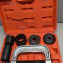 DAYUAN Ball Joint Press & U Joint Removal Tool Kit with 4x4 Adapters for Most 2WD and 4WD Cars and Light Trucks with Red Storage Case Red