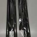 Black Tension Rods for Windows 28 to 48 Inch 2 Pack Spring Curtains Rod Tension Curtain Rod Expandable Pressure Curtain Rod Tension No Drill Adjustable Curtain Rods for Bathroom,Doorway,Door