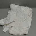 Saodimallsu Womens Oversized Button Down Shirts Long Sleeve Irregular Hem Blouse Tops (Size L, White)