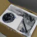 Floor Lamp, 2025 Upgraded 42W 4500LM Super Bright LED Floor Lamp with Rotatable Reading Light, Touch Remote Control & Memory Function, Stepless Dimmable Standing Lamp for Living Room Bedroom, Black