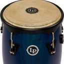 Latin Percussion City II Series Conga Set with Double Stand, Blue, LP646NYII