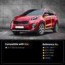 Dasbecan Front Left Window Regulator Compatible with 2017-2022 Kia Sportage