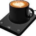 Mug Warmer, Coffee Mug Warmer, Temperature Settings, Coffee Warmer for Desk Auto Shut Off, Portable Candle Warmer Plate for Bevarages, Tea, Various Cups, Mom Gifts for Mothers Day