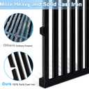 19.5 Inch Cast Iron Grill Grates for Weber Genesis 300, Genesis E310 E320 E330 S310 S320 S330 EP310 EP320 EP330 Gas Grill, 7528 7524 Cooking Grates for Weber Genesis Grill Replacement Parts