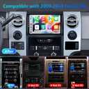 4G+64G Car Radio Upgrade for Ford F150 2009-2014: Android 15 Car Stereo for F150 Radio with 9 inch Touch Screen, Wireless Carplay/Android Auto, GPS, WiFi, Bluetooth,FM RDS Audio, SWC, Backup Camera