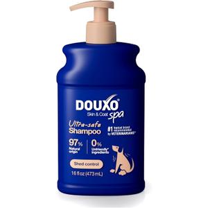 DOUXO SPA Shed Control Dog Shampoo, 16 fl oz. Reduces Excessive Shedding, Cleans and Hydrates the Skin, Leaves the Coat Soft, Radiant, and Smelling Great