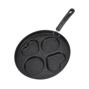 Egg Frying Pan, 4 Cups Nonstick Fried Egg Pan Breakfast Cooker Pan Pancake Burg Bacon Omelette Crepe Pan Egg Skillet Suitable for Gas Stove & Induction Cooker Cookware