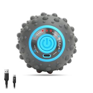 Dr. Scholl's Fitness and Recovery Vibration Sphere Massage Roller, Versatile Muscle Roller, Releases Muscle Tension and Soreness, Massager for Body Pain Relief, Includes Type-C Charging Cable
