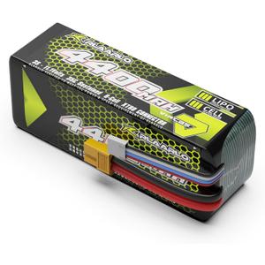 RIAARIO 3s Lipo Battery 35C 4400mAh 11.1V Lipo Battery with XT60 Connector for RC Car Truck Truggy Buggy Racing Hobby Models(1 Pack)