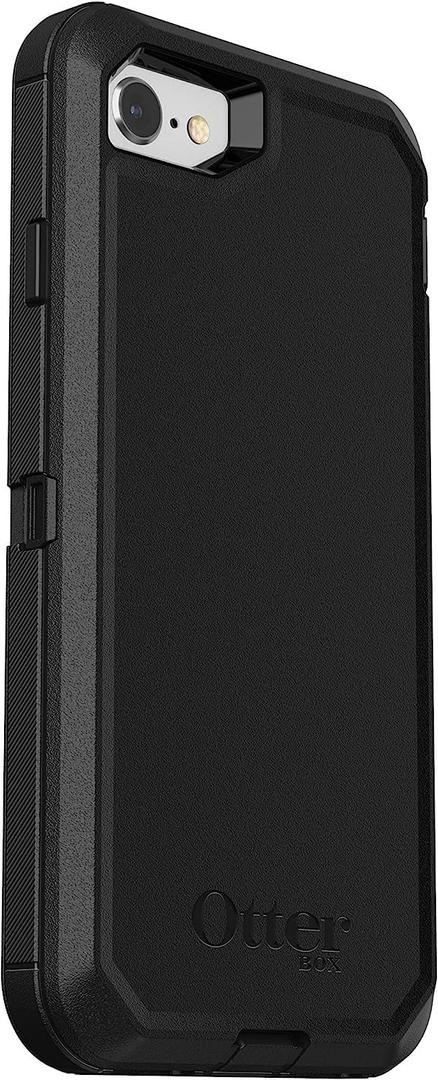 OtterBox iPhone SE 3rd & 2nd Gen, iPhone 8 & iPhone 7 (not Compatible with Plus Sized Models) Defender Series Case - Black, Rugged & Durable, with Port Protection