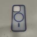 SUPFINE Magnetic for iPhone 16 Pro Case (Compatible with MagSafe) (Military Grade Drop Protection) Slim Translucent Matte Shockproof with Anti-Fingerprint Phone Case,Lavender Gray