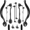 12pcs Front Lower Control Arm Ball Joint Suspension Kit fit for BMW E90 Xi AWD 3 Series 325xi 330xi 328xi 335xi 328i xDrive 335i xDrive and X1