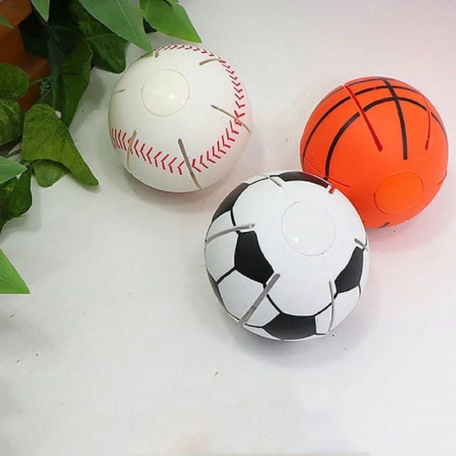 PRETOX Mini UFO Pop up Ball for Kids Flying Saucer Ball, Deformation Light UFO Ball with Led Lights Hover Soccer Ball Flying Flat Throw Disc Balls Toy for Children's Anti Stress Ball 3 Packs