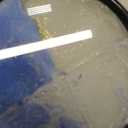 ANXUS Moving Sand Art Picture in Motion Round Glass 3D Deep Sea Sandscape Display Flowing Sand Frame, Sensory Relaxing Desktop Home Office Work Desk Decor (7", Blue)