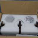 JAZAVA 3 Light Bathroom Vanity Light, Morden Vanity Lighting Fixtures Over Mirror Oil Rubbed Bronze Bathroom Sconces Wall Lighting with Milky White Frosted Shade ZCVL01ORBW-3