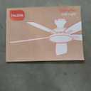 TALOYA 52 inch Ceiling Fans with Lights and Remote,Ultra Silent low profile Ceiling Fan with Three Color Temperature and Dimmable Light with Reversible Blades Black Gold
