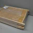 4 Pack 17.3 Inch Large Bamboo Serving Tray with Handle, Decorative Bamboo Breakfast Tray for Breakfast, Kitchen, Outdoor Picnic, Snack (17.3 x 12 x 1.2 Inch)