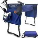 Garden Kneeler and Seat Heavy Duty Gardening Bench Extra Wide,Gardening Stools and Seats for Seniors,Garden Bench for Kneeling and Sitting,Foldable Kneeling Bench (Blue)