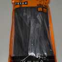 Eletoo 12 inch 100 Pack Black Large Zip Ties Heavy Duty 2025 New Patented Design, 500 LBS Tensile Strength, Self-Locking Nylon PA66 UV Resistant Cable Ties for Indoor and Outdoor Use