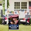 USA 250th Anniversary Garden Flags,12 x 18 Inch American Flag Garden Banner with Eagle Design 1776-2026 Commemorative Double-Sided Independence Day Decor for Yard Indoor Outdoor Garden Decoration