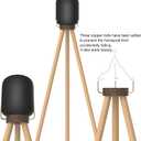 Speaker Stand for HomePod 22023 Black Walnut Stand for HomePod 2 (Walnut+Beech(29.5inch high)