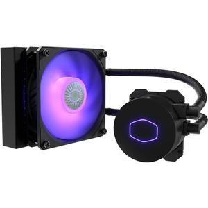 Cooler Master MasterLiquid ML240L V2 RGB CPU Liquid Cooler - Brighter Lighting Effects, 3rd Gen. Pump, Superior Radiator and Dual Advanced 120 mm SickleFlow Fans, Black