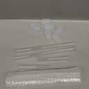 Ninehaoou 6 Pack 3.9" 5.9" 7.9" Bud Vase Taper Candle Holder's Flower Vase for Candlestick Sizes from 22mm to 27mm Adjustable Designed Specially for Taper Candle Holder for Tablescapes, Wedding Decor