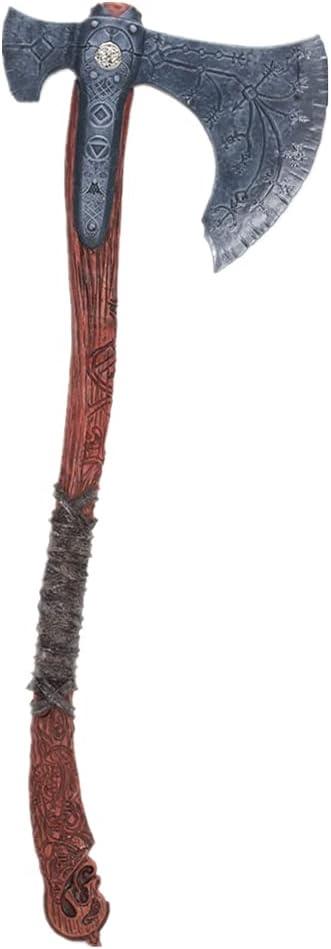 damdos Halloween Cosplay Props 37“ Vioking Style Axe, Cosplay Costume Accessory, Role Play Party Decor & Birthday Gifts