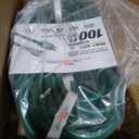 100ft Outdoor/Indoor Extension Cord 10/3 Gauge Ultra Heavy Duty 3 Prong SJTW, Waterproof, ETL Listed, Flexible Cold-Resistant Long Power Cord,15A 125V 1875W, Green by LifeSupplyUSA