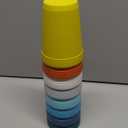 Homestockplus 12Oz Wheat Straw Cups, Set of 8 - Reusable Plastic Cups for Kitchen, Home, Office, and Outdoor Use - Dishwasher and Microwave Safe - Eco-Friendly and Unbreakable Drinking Cups