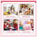 Unicorn Toys LCD Writing Tablet for Girls Kids, Colorful Toddler Toys Drawing Board, Educational Kid Toys Doodle Pad Toys for 3 4 5 6-12 Years Old Girls Boys Birthday Party Christmas Gift, 8.5 Inch (Pink)