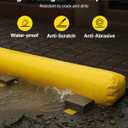 Flood Barrier, Flood Bags, Sandbag Alternative, Water Barrier for Flooding with Great Waterproof Effect, Reusable PVC Water Diversion Tubes, Lightweight Flood Barriers for Home, Door, Garage