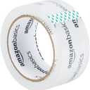 Amazon Basics Packing Tape, Strong & Durable for Moving, Storage, Shipping, Mailing and Sealing, Crystal Clear, 1.88" x 109 Yards, 5-Pack