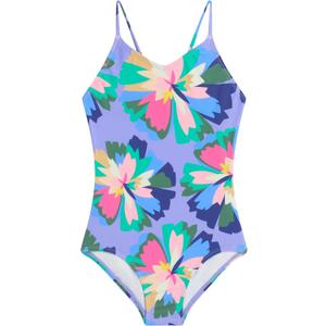 Kanu Surf Girls' Hurricane Beach Sport UPF 50 One Piece Swimsuit (4, Kiana Purple)