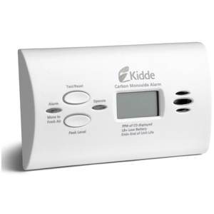 Kidde Carbon Monoxide Detector, AA Battery Powered CO Alarm with LEDs, Test-Reset Button, Low Battery Indicator, Portable