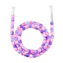 HianDier USB C to USB C Cable 3.3FT Stylish Crystal Beads Jade Type C Charger Fast Charging Cord for Girls Women Compatible with iPhone 17 Air 16 Pro Max 15 for Galaxy S25 for iPad Pro-Pink Purple
